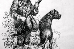 'The Game-keeper and his dog' 1890.