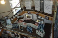 Peter Archer's work on display Brixham Library 'The Edge Space'