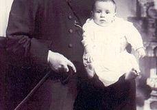 Reverend Cary and child circa 1880.